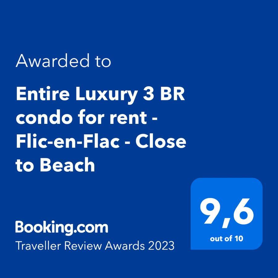 Entire Luxury 3 BR condo for rent - Flic-en-Flac - Close to Beach Exterior foto